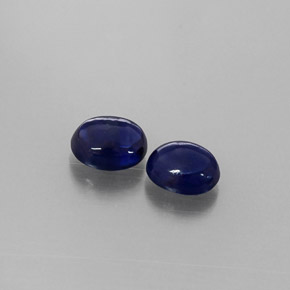1.27 ct Blue Sapphire Gemstone, Sapphire Gem in Oval Cabochon Shape for Sale.