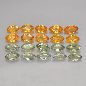 2.61 ct Multicolor Sapphire Stone, Natural Sapphire in Marquise Facet Shape for Sale