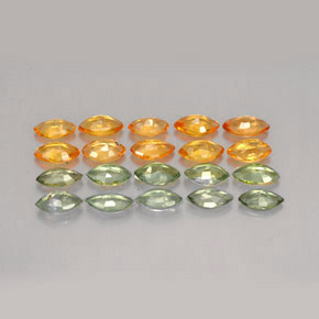 Sapphire Gemstone in 4.6 x 2.4 mm Size for Sale, Sapphire Stone in Multicolor Color