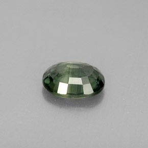 Sapphire Gemstone in 6.1 x 5.1 mm Size for Sale, Sapphire Stone in Blue Green Color