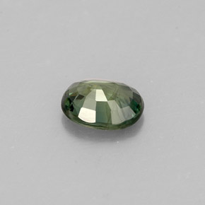 Sapphire Gemstone in 6 x 4.9 mm Size for Sale, Sapphire Stone in Green Color
