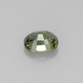 Sapphire Gemstone in 6.1 x 4.9 mm Size for Sale, Sapphire Stone in Green Color