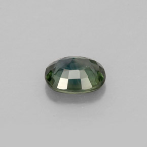 Sapphire Gemstone in 6.1 x 4.9 mm Size for Sale, Sapphire Stone in Blue Green Color