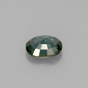 Sapphire Gemstone in 6.2 x 5 mm Size for Sale, Sapphire Stone in Blue Green Color