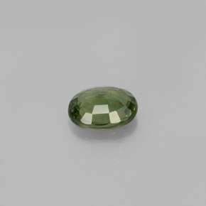 Sapphire Gemstone in 5.8 x 4.8 mm Size for Sale, Sapphire Stone in Green Color