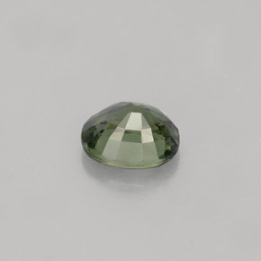 Sapphire Gemstone in 6.4 x 5.2 mm Size for Sale, Sapphire Stone in Green Color