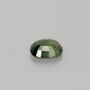 Sapphire Gemstone in 6.2 x 5 mm Size for Sale, Sapphire Stone in Green Color