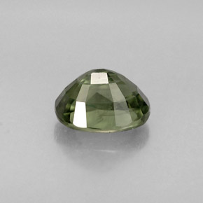 Sapphire Gemstone in 6 x 4.9 mm Size for Sale, Sapphire Stone in Green Color