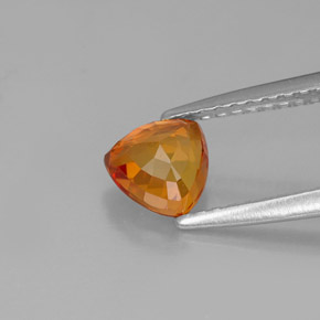 Sapphire Gemstone in 5.6 x 5.6 mm Size for Sale, Sapphire Stone in Orange Color