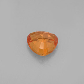 Sapphire Gemstone in 5.7 x 5.6 mm Size for Sale, Sapphire Stone in Orange Color