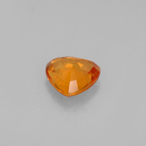 Sapphire Gemstone in 5.6 x 5.5 mm Size for Sale, Sapphire Stone in Mandarin Orange Color