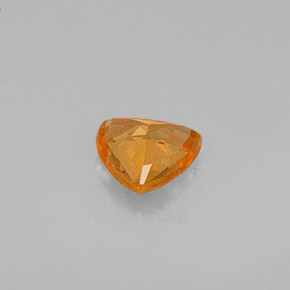 Sapphire Gemstone in 5.6 x 5.4 mm Size for Sale, Sapphire Stone in Mandarin Orange Color