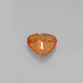 Sapphire Gemstone in 5.5 x 5.4 mm Size for Sale, Sapphire Stone in Orange Color