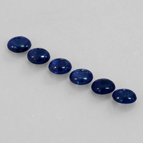 Sapphire Gemstone in 4.9 x 4 mm Size for Sale, Sapphire Stone in Blue Color