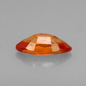 Sapphire Gemstone in 8.8 x 4.4 mm Size for Sale, Sapphire Stone in Red Orange Color
