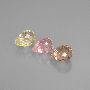 Sapphire Gemstone in 5.1 x 3.7 mm Size for Sale, Sapphire Stone in Multicolor Color