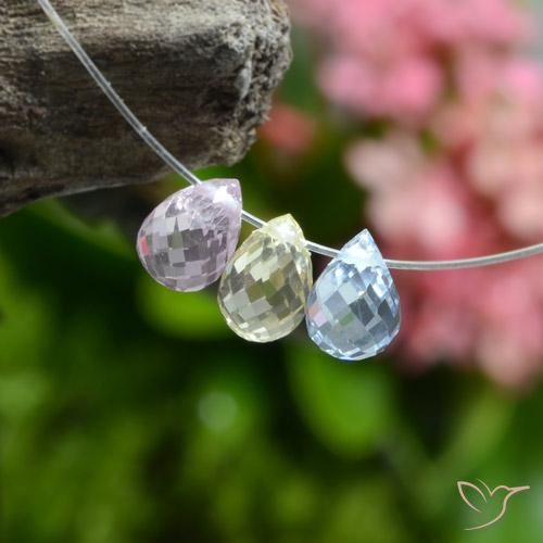 Sapphire Gemstones in 5.2 x 3.7 mm Size for Sale, Sapphire Stones in Multicolor Color
