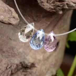 Sapphire Gemstones in 5.9 x 3.7 mm Size for Sale, Sapphire Stones in Multicolor Color