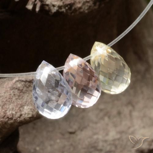 Sapphire Gemstones in 5.7 x 3.8 mm Size for Sale, Sapphire Stones in Multicolor Color