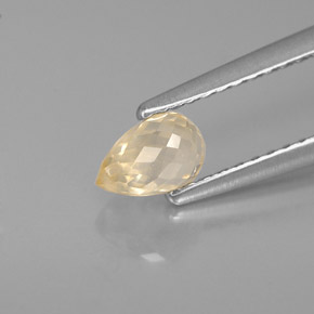 Sapphire Gemstone in 5.7 x 4.1 mm Size for Sale, Sapphire Stone in Yellow Color