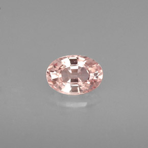 0.70 ct Pink Sapphire Gemstone, Sapphire Gem in Oval Facet Shape for Sale.