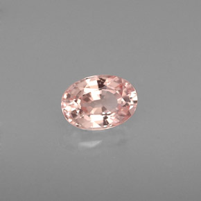 0.70 ct Pink Sapphire Stone, Natural Sapphire in Oval Facet Shape for Sale