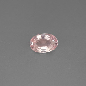 0.51 ct Pink Sapphire Gemstone, Sapphire Gem in Oval Facet Shape for Sale.