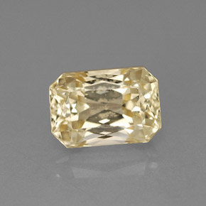 1.81 ct Yellow Sapphire Gemstone, Sapphire Gem in Octagon / Scissor Cut Shape for Sale.