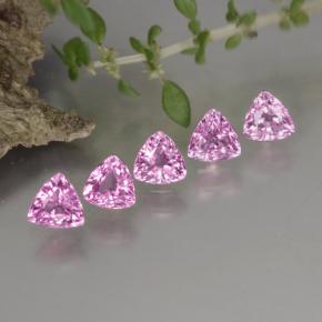 Light Pink Sapphire Gem - 0.3ct Trillion Facet (ID: 271501)