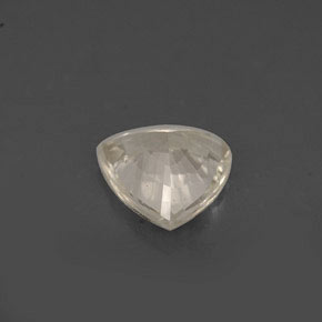 Sapphire Gemstone in 6.4 x 6.3 mm Size for Sale, Sapphire Stone in Light Yellow Color