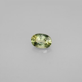 0.65 ct Multicolor Sapphire Stone, Natural Sapphire in Oval Facet Shape for Sale