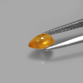 Sapphire Gemstone in 6.5 x 4.3 mm Size for Sale, Sapphire Stone in Yellow Golden Color