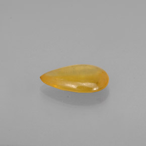Sapphire Gemstone in 8.1 x 5.2 mm Size for Sale, Sapphire Stone in Yellow Golden Color