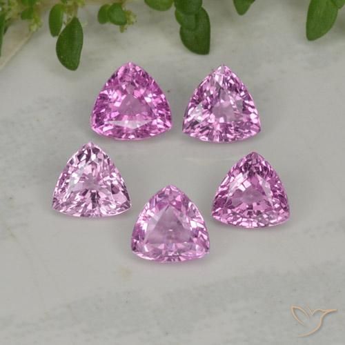 Púrpura medio Zafiro Gema - 0.3ct Forma trillón (ID: 276018)