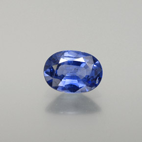 0.76 ct Blue Sapphire Gemstone, Sapphire Gem in Oval Facet Shape for Sale.