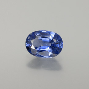 0.76 ct Blue Sapphire Stone, Natural Sapphire in Oval Facet Shape for Sale