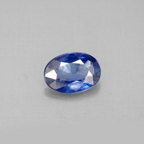 0.76 ct Blue Sapphire Gemstone, Sapphire Gem in Oval Facet Shape for Sale.