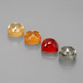Sapphire Gemstone in 4.5 x 4.5 mm Size for Sale, Sapphire Stone in Multicolor Color