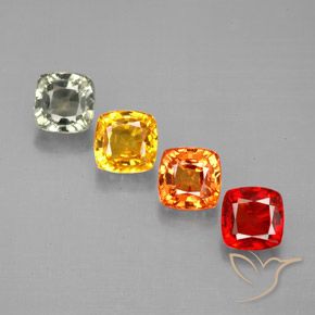 Multicolor Zafiro Gema - 0.7ct Corte en Forma Cojín (ID: 283157)