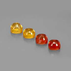 Sapphire Gemstone in 4.5 x 4.4 mm Size for Sale, Sapphire Stone in Multicolor Color