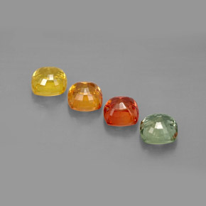 Sapphire Gemstone in 4.7 x 4.7 mm Size for Sale, Sapphire Stone in Multicolor Color