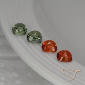 Sapphire Gemstones in 4.6 x 4.6 mm Size for Sale, Sapphire Stones in Multicolor Color