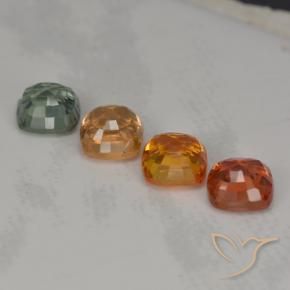 Sapphire Gemstones in 4.8 x 4.7 mm Size for Sale, Sapphire Stones in Multicolor Color