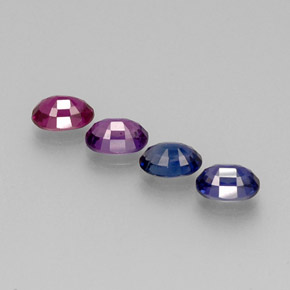 Sapphire Gemstone in 6 x 4.2 mm Size for Sale, Sapphire Stone in Multicolor Color