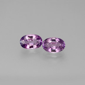 1.32 ct Violet Sapphire Gemstone, Sapphire Gem in Oval Facet Shape for Sale.