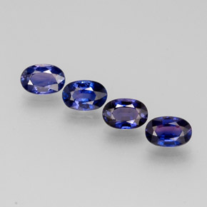 2.42 ct Multicolor Sapphire Gemstone, Sapphire Gem in Oval Facet Shape for Sale.