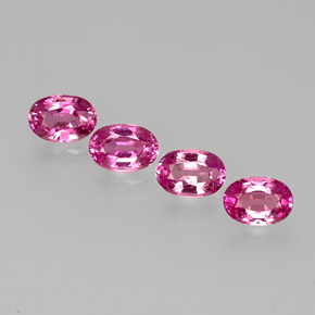 2.66 ct Pink Sapphire Gemstone, Sapphire Gem in Oval Facet Shape for Sale.