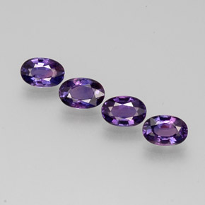 2.46 ct Violet Sapphire Gemstone, Sapphire Gem in Oval Facet Shape for Sale.