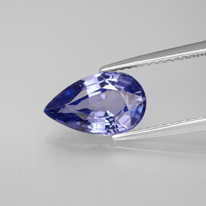 2.60 ct Blue Sapphire Gemstone, Sapphire Gem in Pear Facet Shape for Sale.
