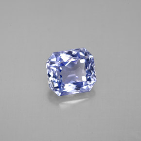 2.44 ct Blue Sapphire Stone, Natural Sapphire in Octagon / Scissor Cut Shape for Sale